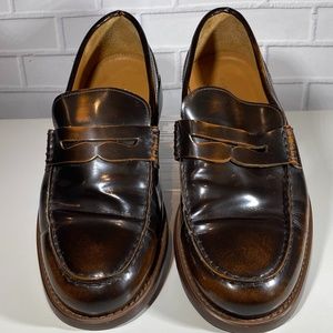 Like NEW! Zara Mens Penny Loafer Brown  (Size 8)